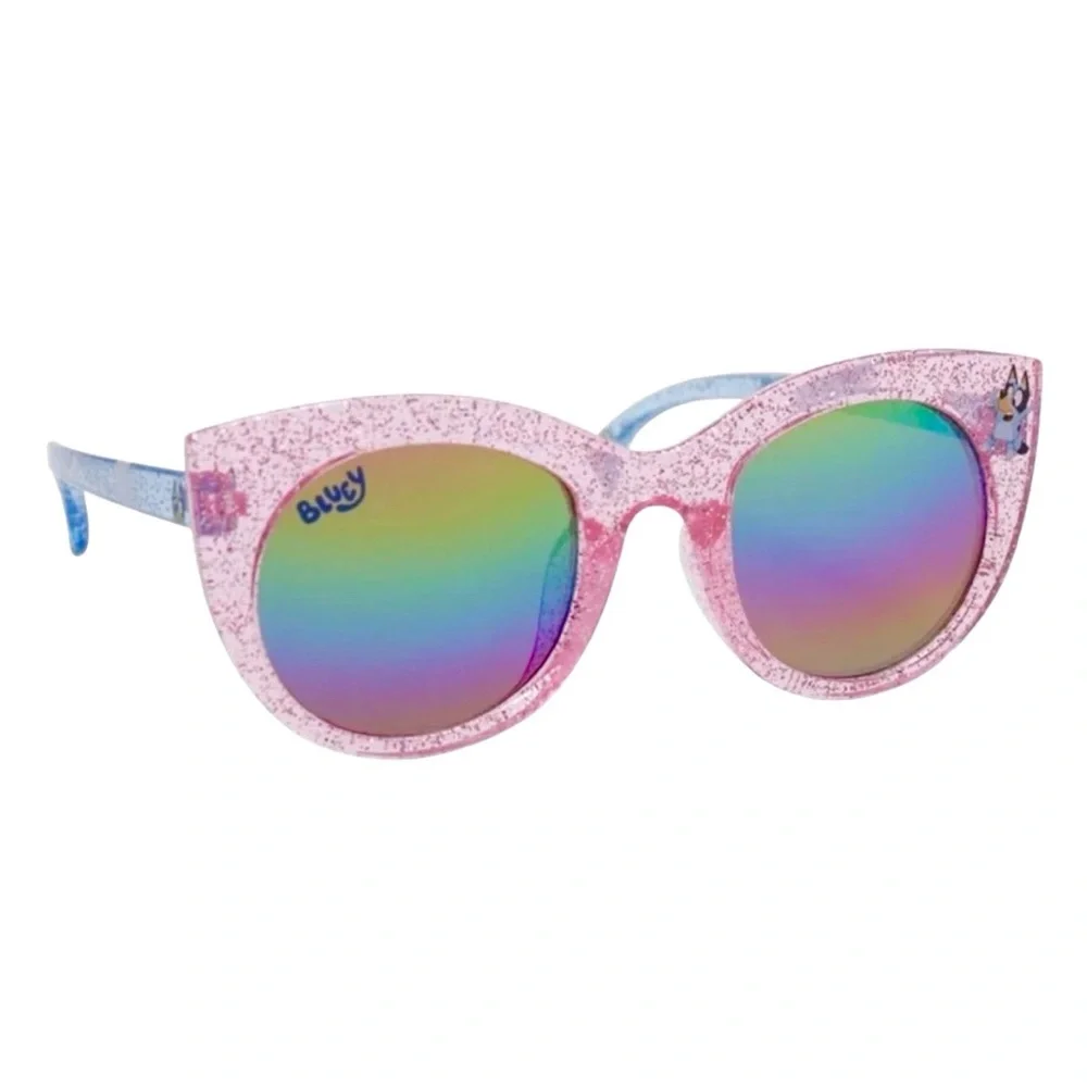 Bluey Pink Glitter Girls Sunglasses